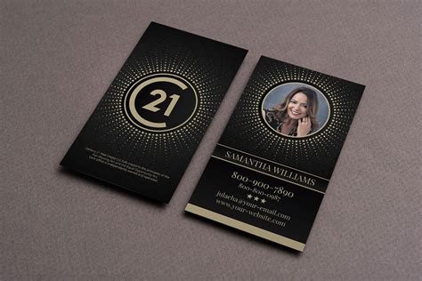 Choose customize to edit template. Century 21 Business Card Real Estate Business Card Design | Etsy in 2021 | Realtor business ...