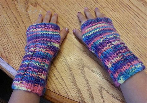 Ravelry Quick Kids Fingerless Gloves Pattern By Julie Istead