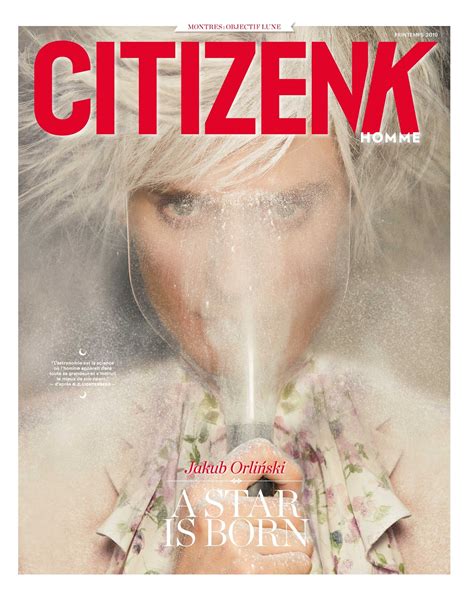 Jakub Orliński Para Citizen K Homme Magazine Por Louis Décamps