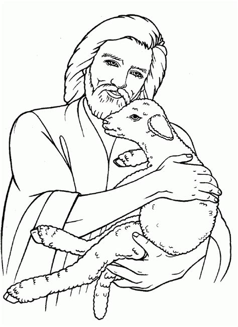 Jesus Lamb Colouring Pages Coloring Home