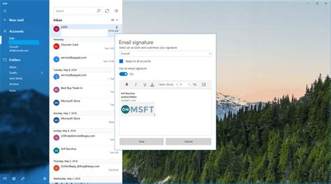 Windows 10 Mail App Now Has New Signature Options Are You Seeing Them