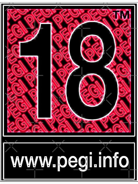 Gaming Pegi 18 Neon Logo Photographic Print For Sale By Shimadasan