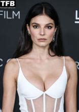 Amelie Tremblay Sexy Seen Showing Off Her Hot Tits In A White Dress At The Annual Lacma Art Film
