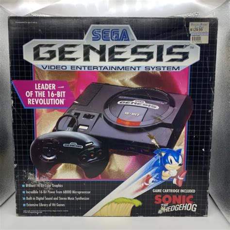 Sega Genesis System Model 1 Console Complete In Box Tested