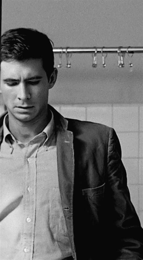 20 Black And White Photos Of Anthony Perkins As Norman Bates In Alfred