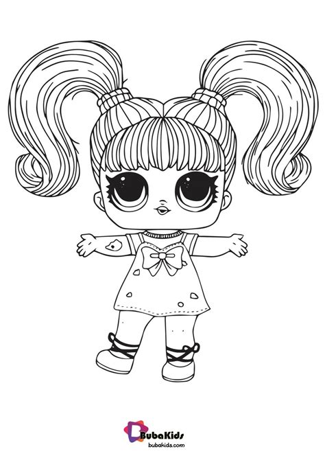 Lol coloring pages lol surprise doll rocker coloring page free printable coloring pages. Cute LOL Princess Coloring Page HD Resolution | BubaKids.com