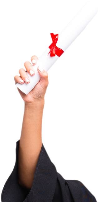 Download A Graduates Arm Holding Up Their Newly Acquired Diploma