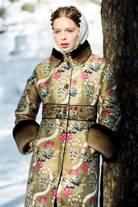 russian beauty russian girls winter fashion traditional floral pattern russian style by anna