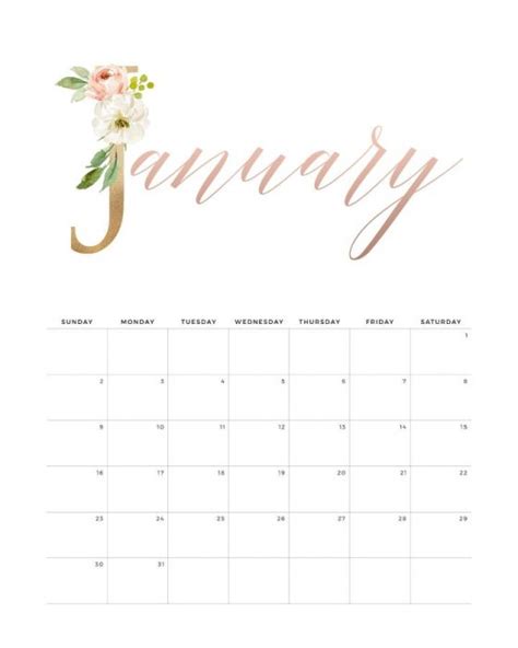 2024 Free Cute Printable Calendars Monthly And Yearly Yesmissy