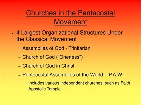Ppt Pentecostalism Powerpoint Presentation Free Download Id547275