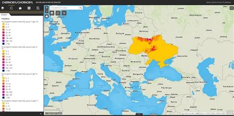 Chernobyl Radiation Live Map