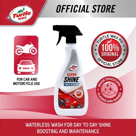 Turtle Wax Super Shine Series Spray Detailer Waterless Wash For Cars