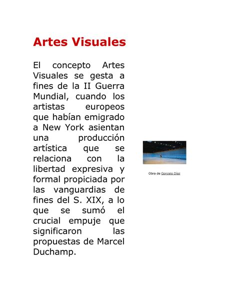 Definicion De Las Artes Visuales Artes Visuales El Concepto Artes Visuales Se Gesta A Fines De