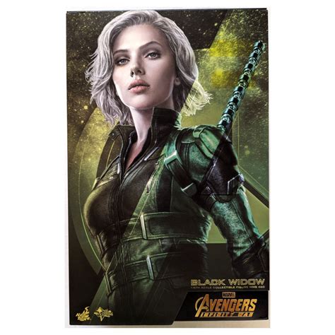 avengers 3 infinity war black widow hot toys mms460 1 6th scale 12 inch collectable action