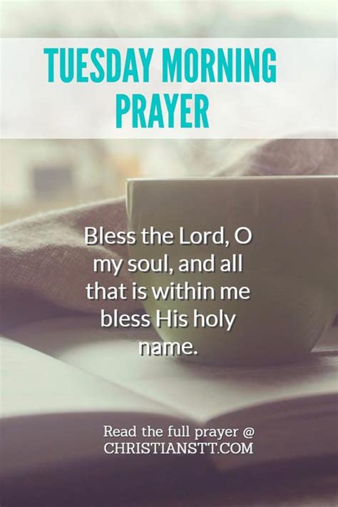 Tuesday Morning Prayer For A Blessed And Joyful Day Christianstt