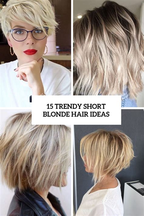 20 Funky Short Blonde Hairstyles Hairstyle Catalog