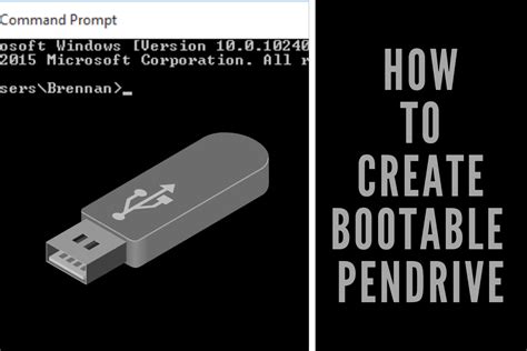 How To Create Bootable Pendrive Using Command Prompt