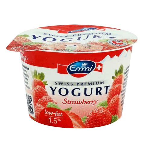 Buy Emmi Swiss Premium Low Fat Strawberry Yoghurt 100g Online - Shop ...