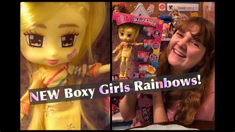 New Boxy Girls Rainbows Dolls Goldie By Jayplay Toys Unboxing