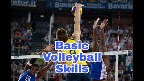 Basic Volleyball Skills Youtube