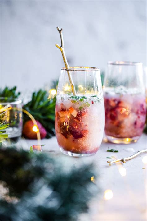 I love a good excuse to drink champagne. Festive gin smash | Recipe | Christmas cocktails ...