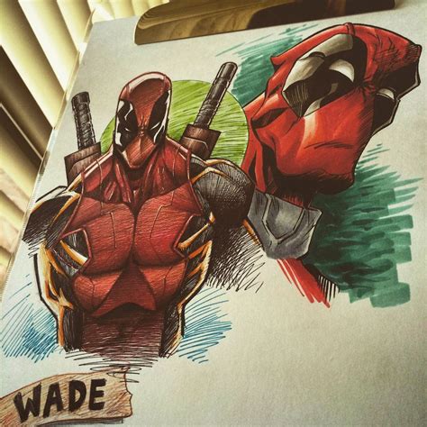 Deadpool Pen Stuff Copic Art Manga Artist Comic Books Art