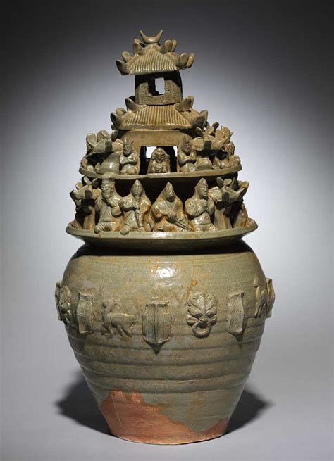 China Western Jin Dynasty Funerary Urn Hunping 198821