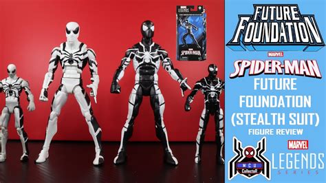 Marvel Legends Future Foundation Spider Man Stealth Suit Amazing Years Figure Review Youtube