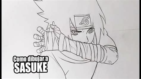 Como Dibujar A Sasuke Uchiha Paso A Paso Dibujo FÁcil Naruto