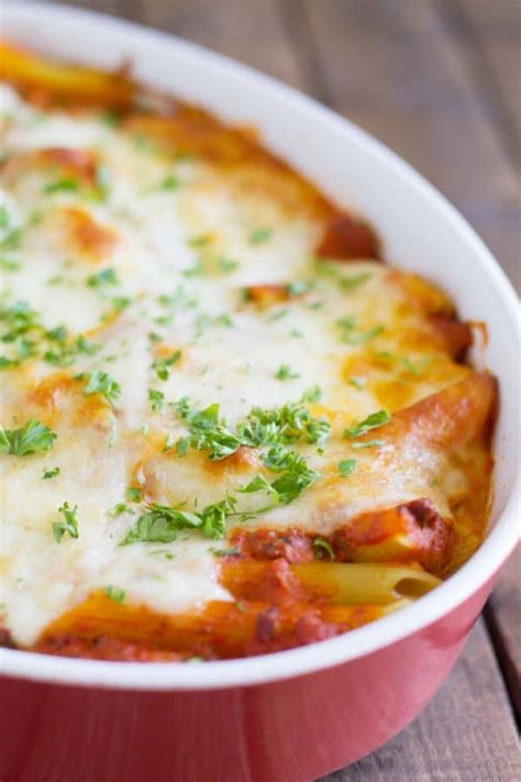 Easy Penne Pasta Bake With Ground Beef Taste And Tell