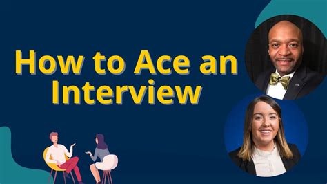 How To Ace An Interview Youtube