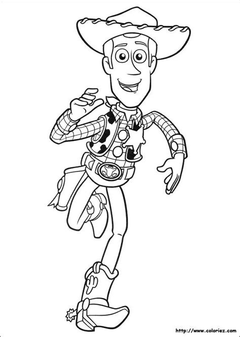 Coloriage De Woody Qui Court Toy Story Coloring Pages Bear Coloring