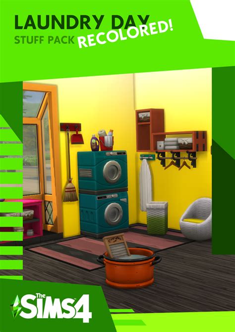 Laundry Day Stuff Pack Recolored 🥦 Agena87 🥦 The Sims 4 Pc Sims