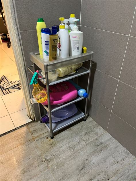 refurbished rusty ikea bathroom trolley my awesome moments