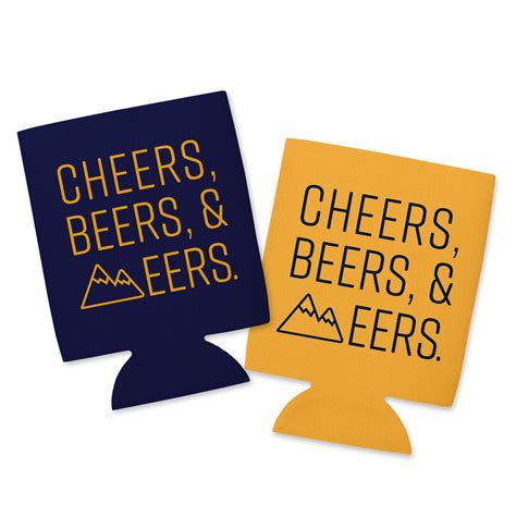 Cheers Beers And Eers™ West Virginia Beverage Can Cooler Etsy