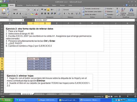 Ejercicios De Excel Ejercicios De Excel