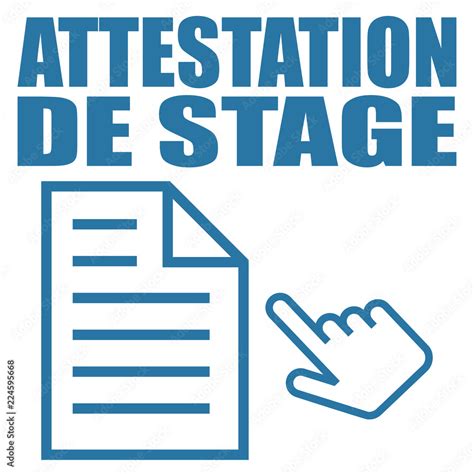 Logo Attestation De Stage Vector De Stock Adobe Stock Porn Sex Picture