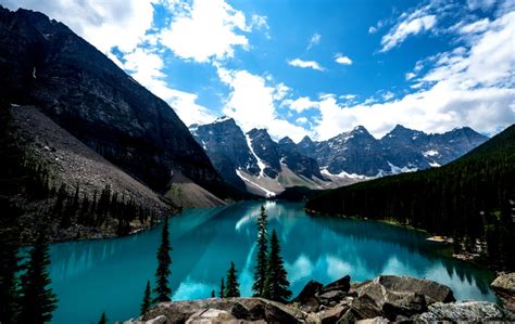 Turquoise Mountain Lake Free Best Hd Wallpapers