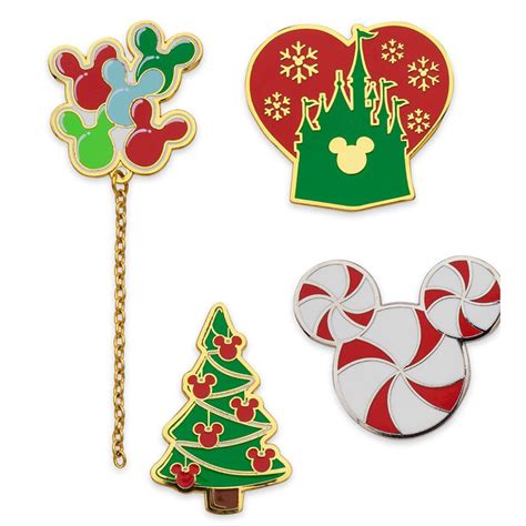 Disney Pin Set Disney Holiday Mini Pin Set