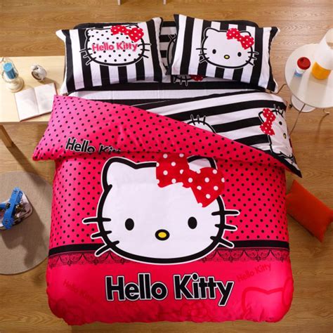 6 pc sanrio hello kitty twin comforter, sheet, body & bed rest pillow set nip. Hello Kitty Bedding Sets Model 14 | EBeddingSets