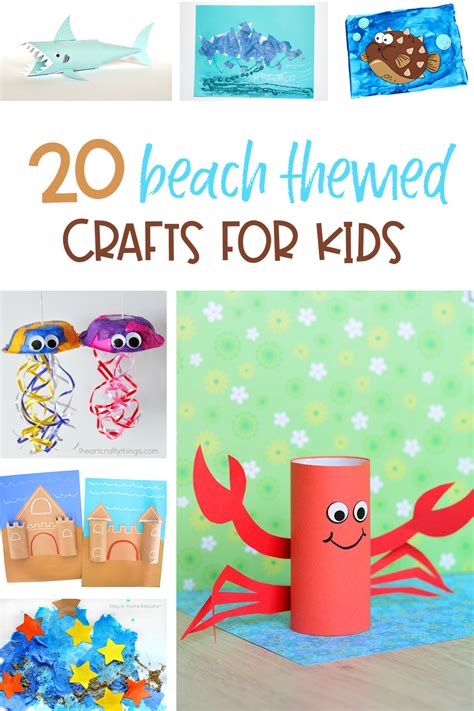 20 Of The Best Beach And Ocean Themed Crafts For Kids