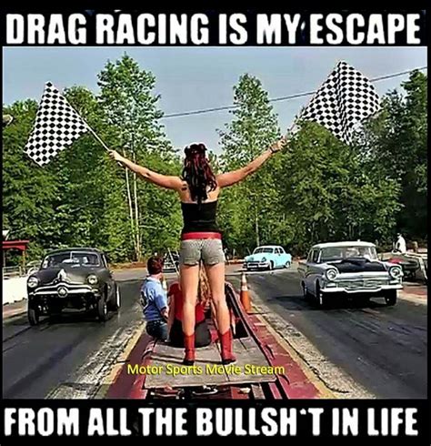 Flag Girl Drag Racing Drag Racer Sports