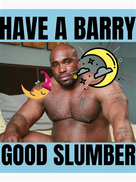 Big Dick Black Guy Meme Barry Wood Poster By Apollo Studio Redbubble