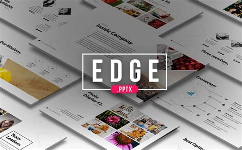 Edge Powerpoint Template 64015