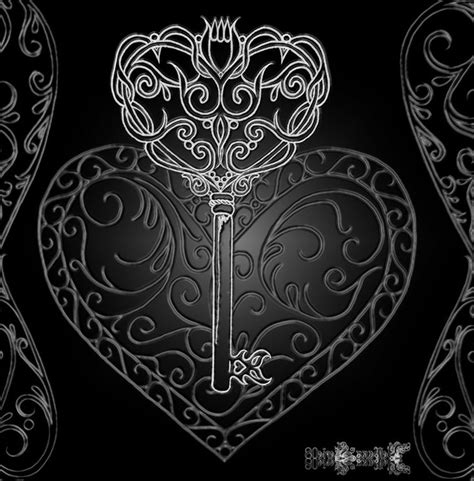 Key To My Gothic Heart By Redlillith On Deviantart In 2023 Heart And