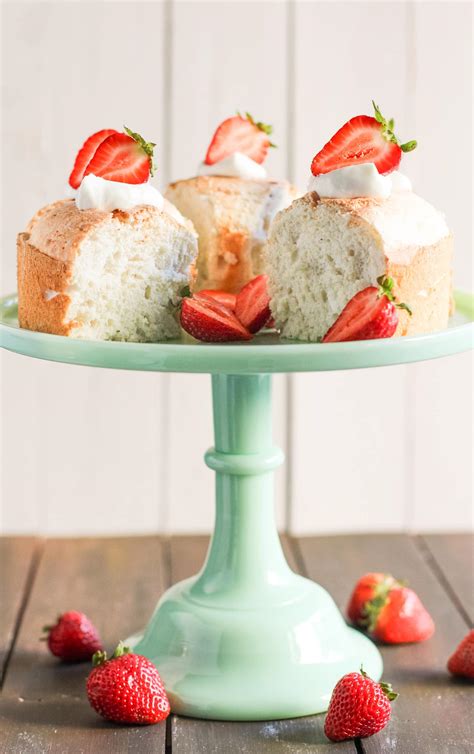 Grease an angel food cake pan or a bunt cake pan, and pour the batter in. Healthy Angel Food Cake Recipe | Only 95 calories, sugar free, gluten free