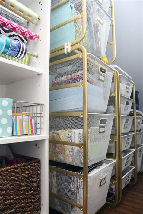 Algot System Ikea With Painted Frame And Mesh Baskets Closet