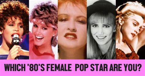 Which 80s Female Pop Star Are You Getfunwith