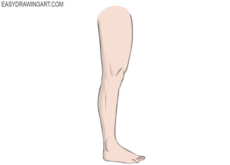 How To Draw Legs Easy Drawing Art