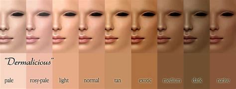Ethnicity Bender Skin Color Chart Skin Undertones